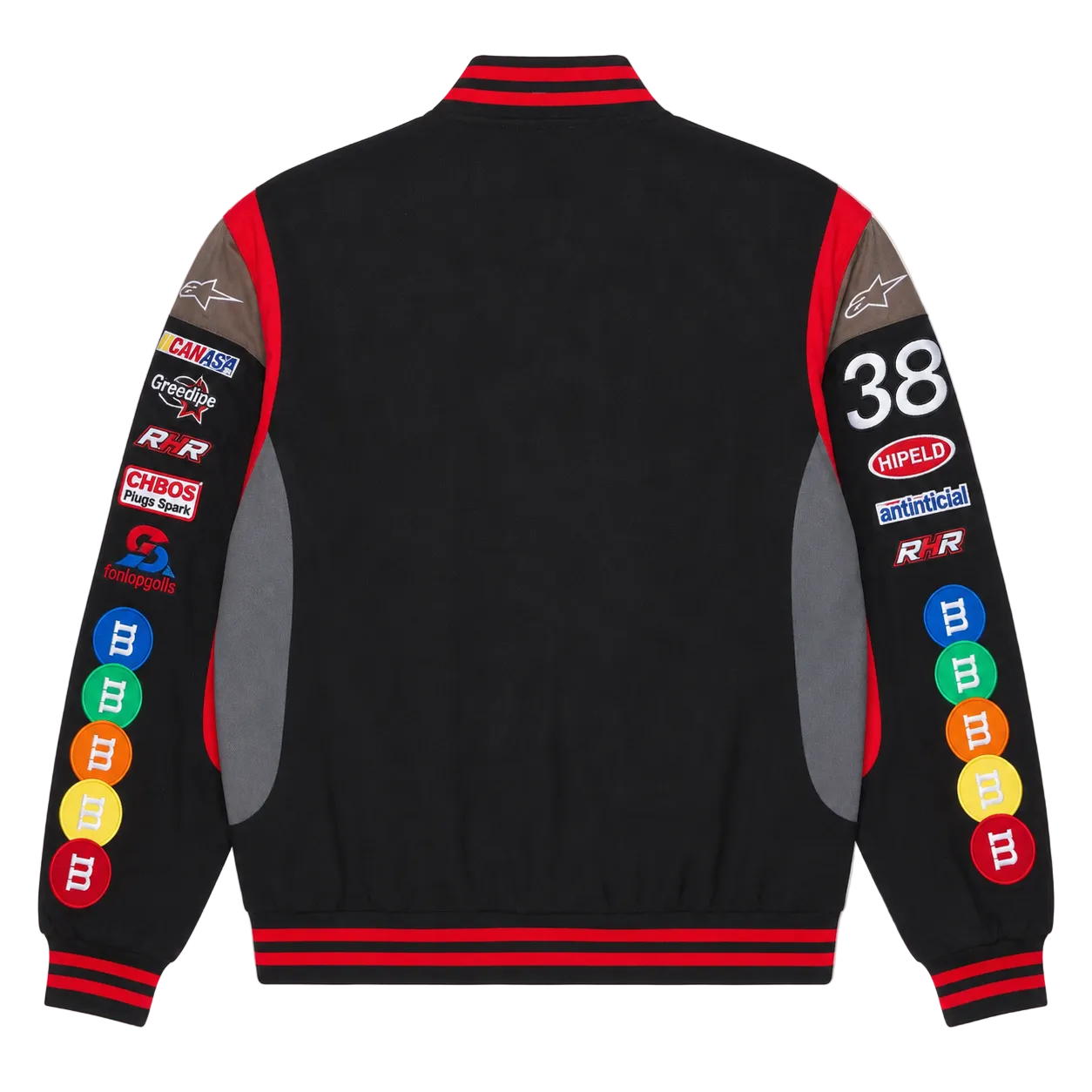M&MS RACE VARSITY JACKET (L)
