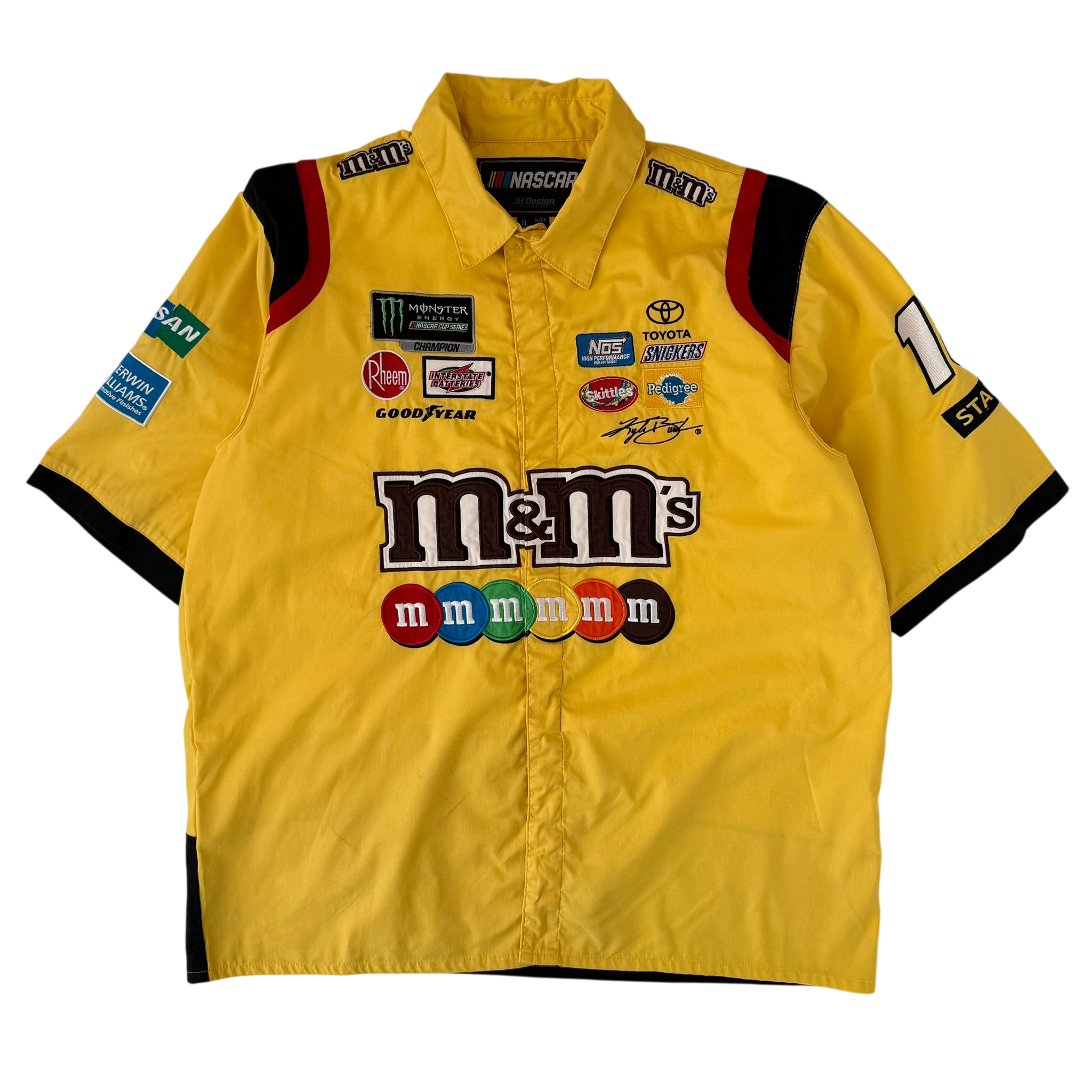 NASCAR M&MS PIT CREW POLO SHIRT (XL)