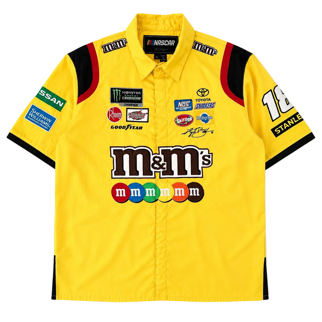 NASCAR M&MS PIT CREW POLO SHIRT (XL)