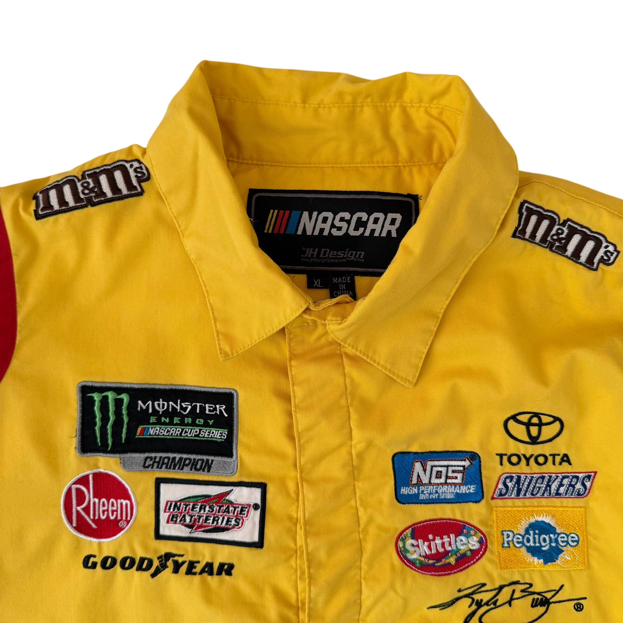 NASCAR M&MS PIT CREW POLO SHIRT (XL)