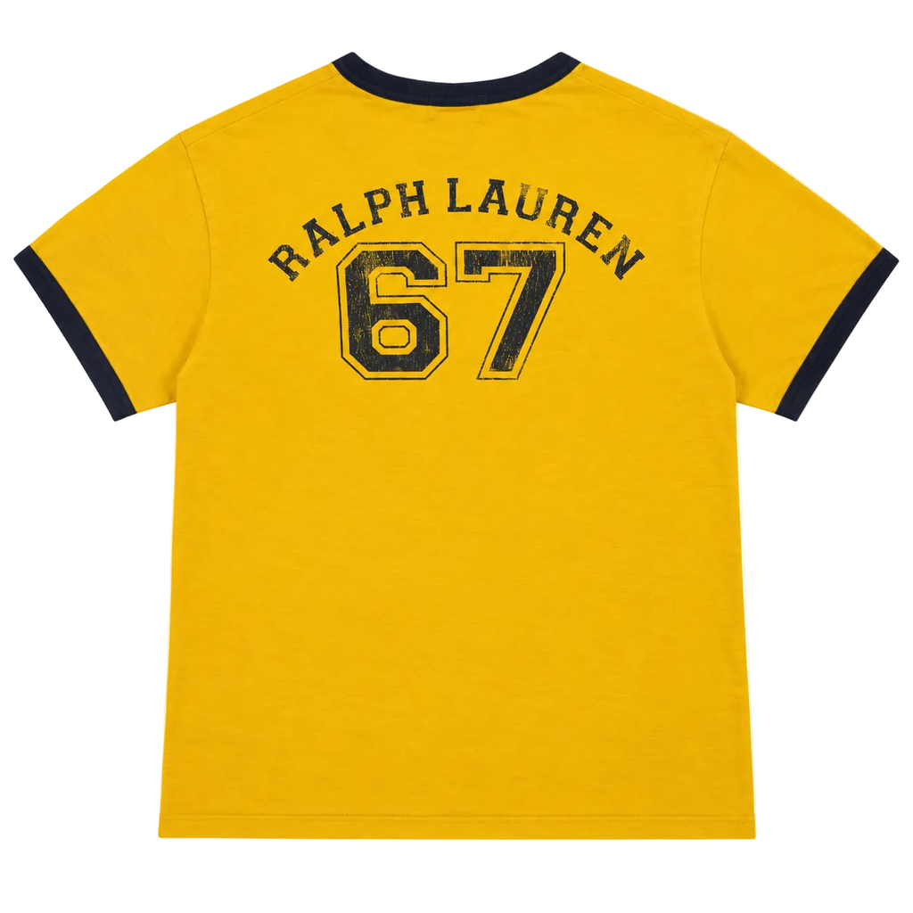 POLO RALPH LAUREN 67 VARSITY RINGER TEE (S)