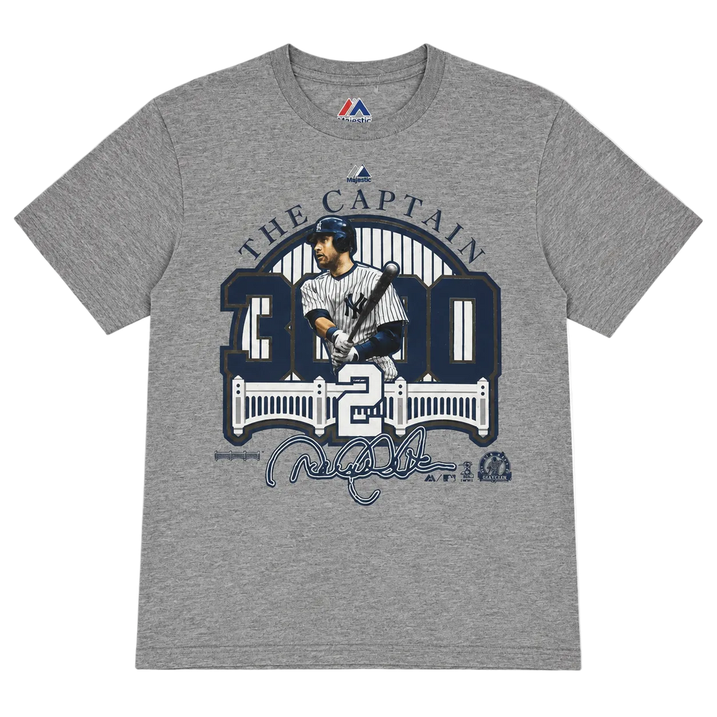 MAJESTIC NEW YORK YANKEES DEREK JETER 3000 HITS TEE (S)