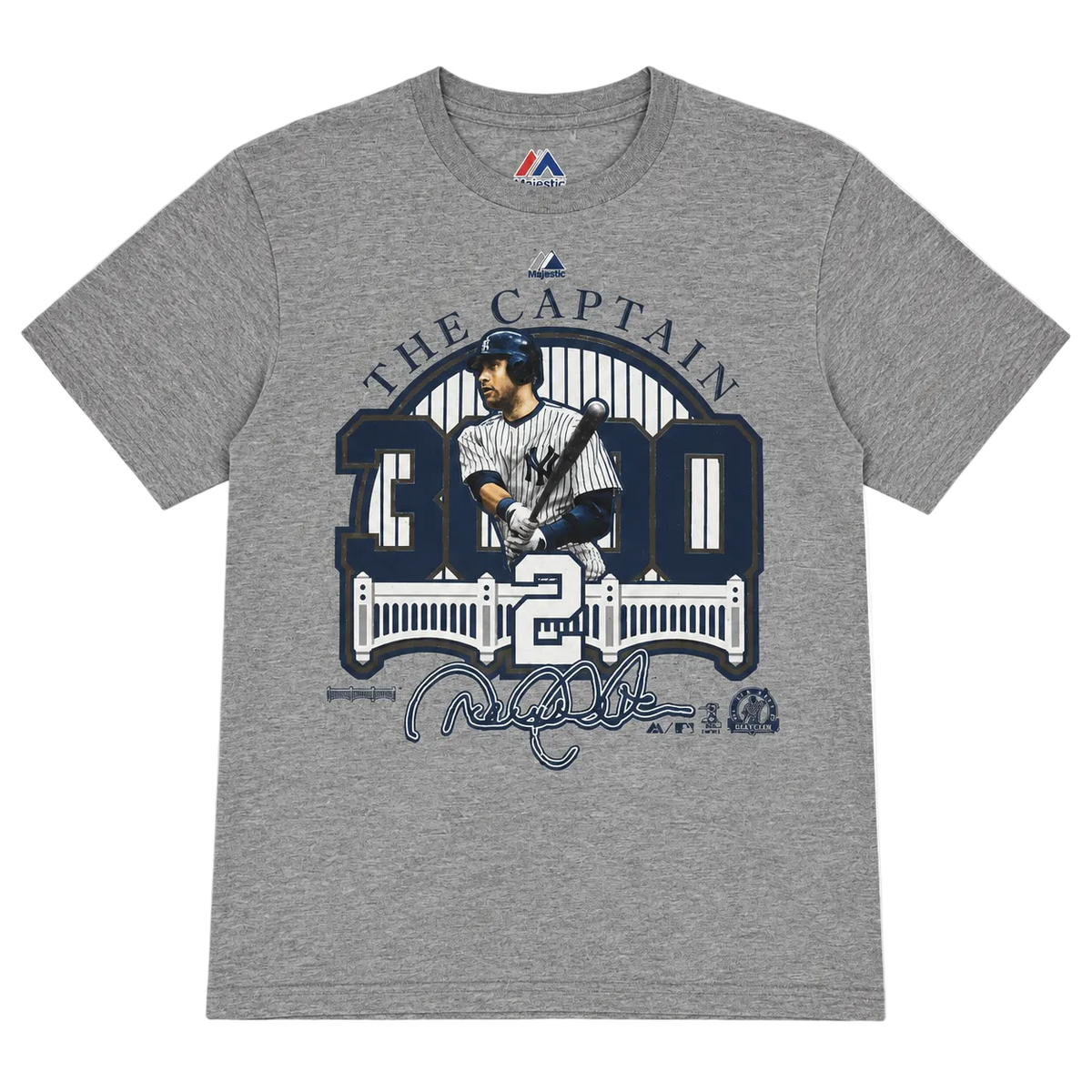 MAJESTIC NEW YORK YANKEES DEREK JETER 3000 HITS TEE (S)