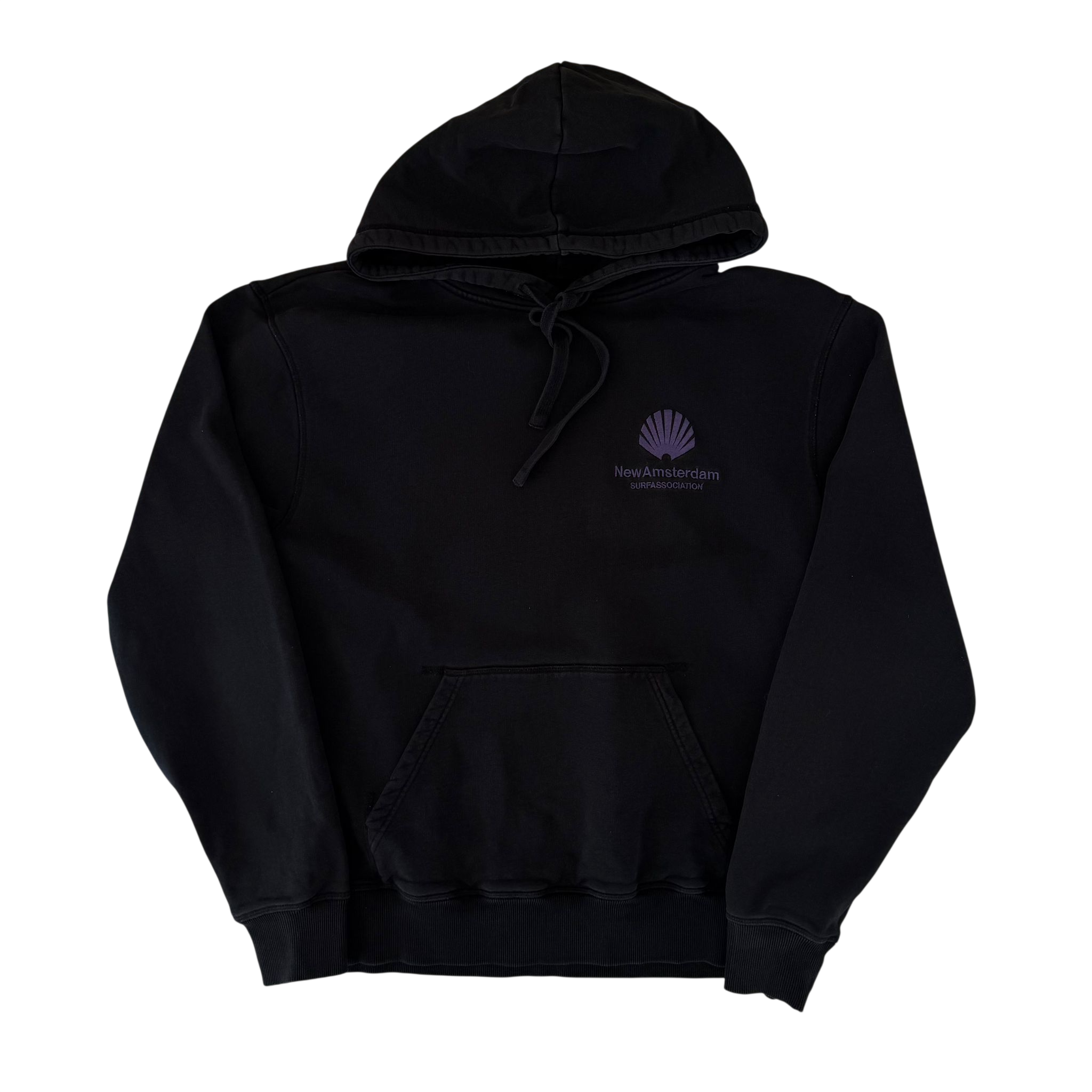 NEW AMSTERDAM SURF ASSOCIATION EMBROIDERED LOGO HOODIE (M)