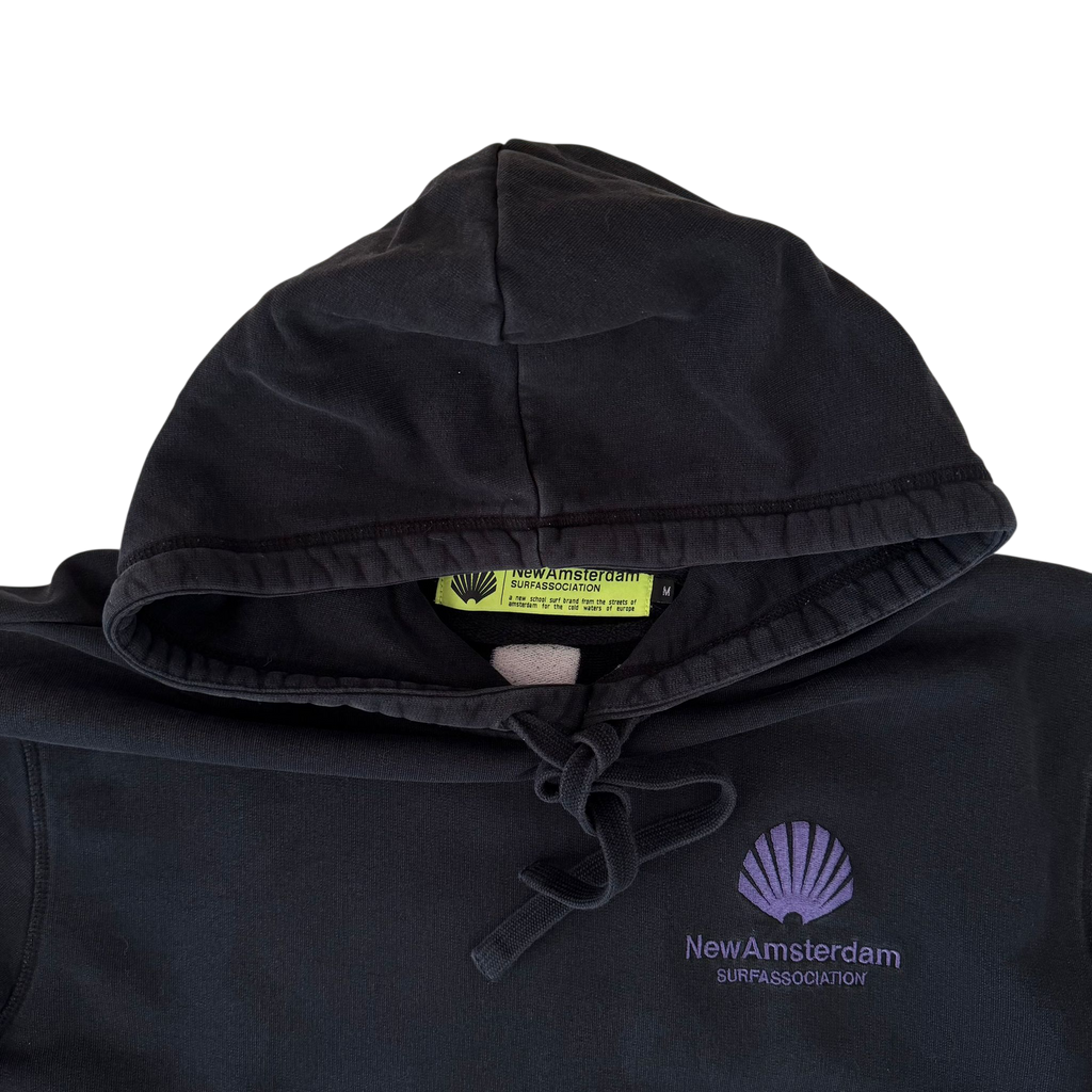 NEW AMSTERDAM SURF ASSOCIATION EMBROIDERED LOGO HOODIE (M)