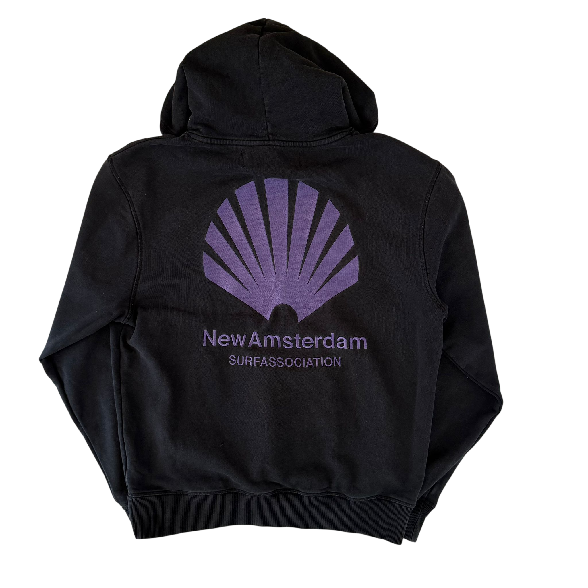 NEW AMSTERDAM SURF ASSOCIATION EMBROIDERED LOGO HOODIE (M)