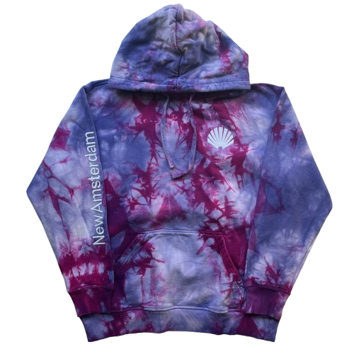 NEW AMSTERDAM SURF ASSOCIATION TIE DYE HOODIE (M)
