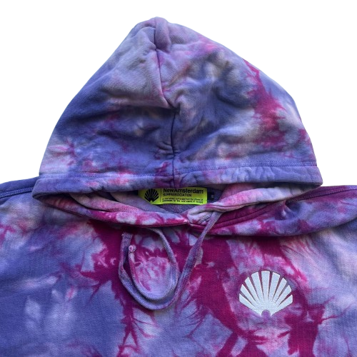 NEW AMSTERDAM SURF ASSOCIATION TIE DYE HOODIE (M)