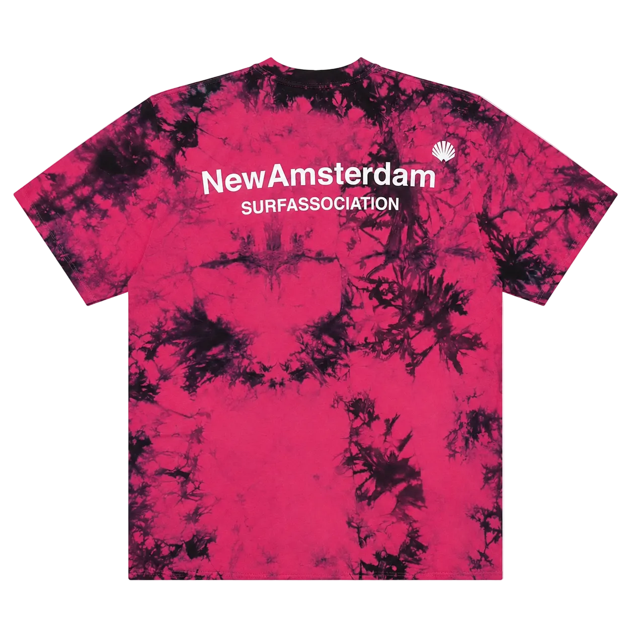 NEW AMSTERDAM SURF ASSOCIATION TIE DYE LOGO TEE (L)