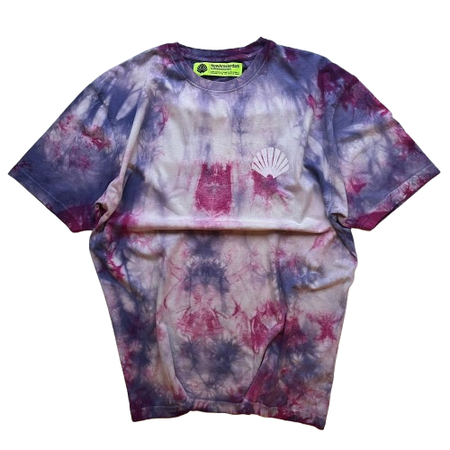 NEW AMSTERDAM SURF ASSOCIATION LOGO TIE DYE TEE (M)