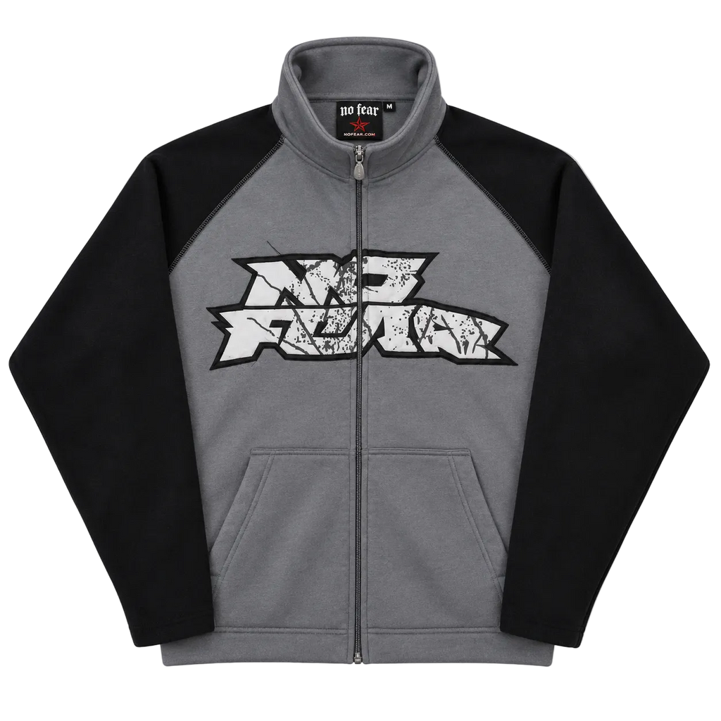 NO FEAR GRAPHIC LOGO TRACK JACKET (M)