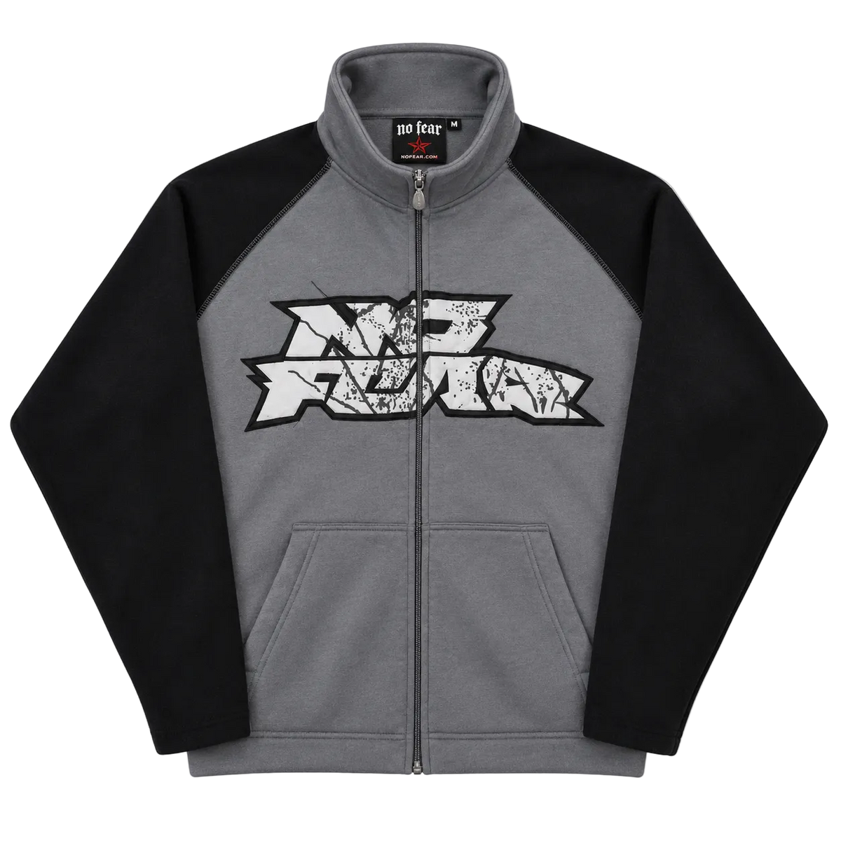 NO FEAR GRAPHIC LOGO TRACK JACKET (M)