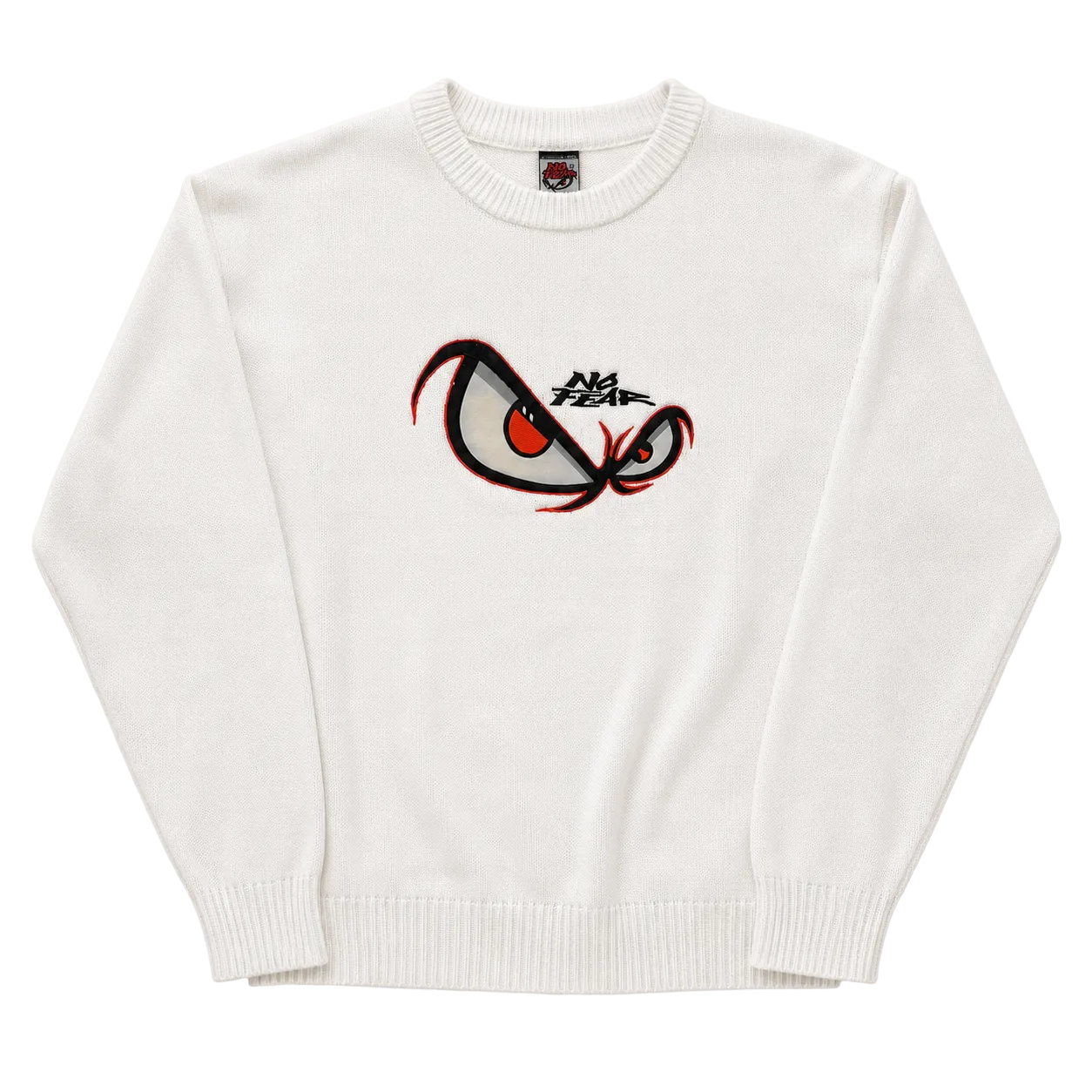NO FEAR GRAPHIC LOGO KNIT SWEATER (M)
