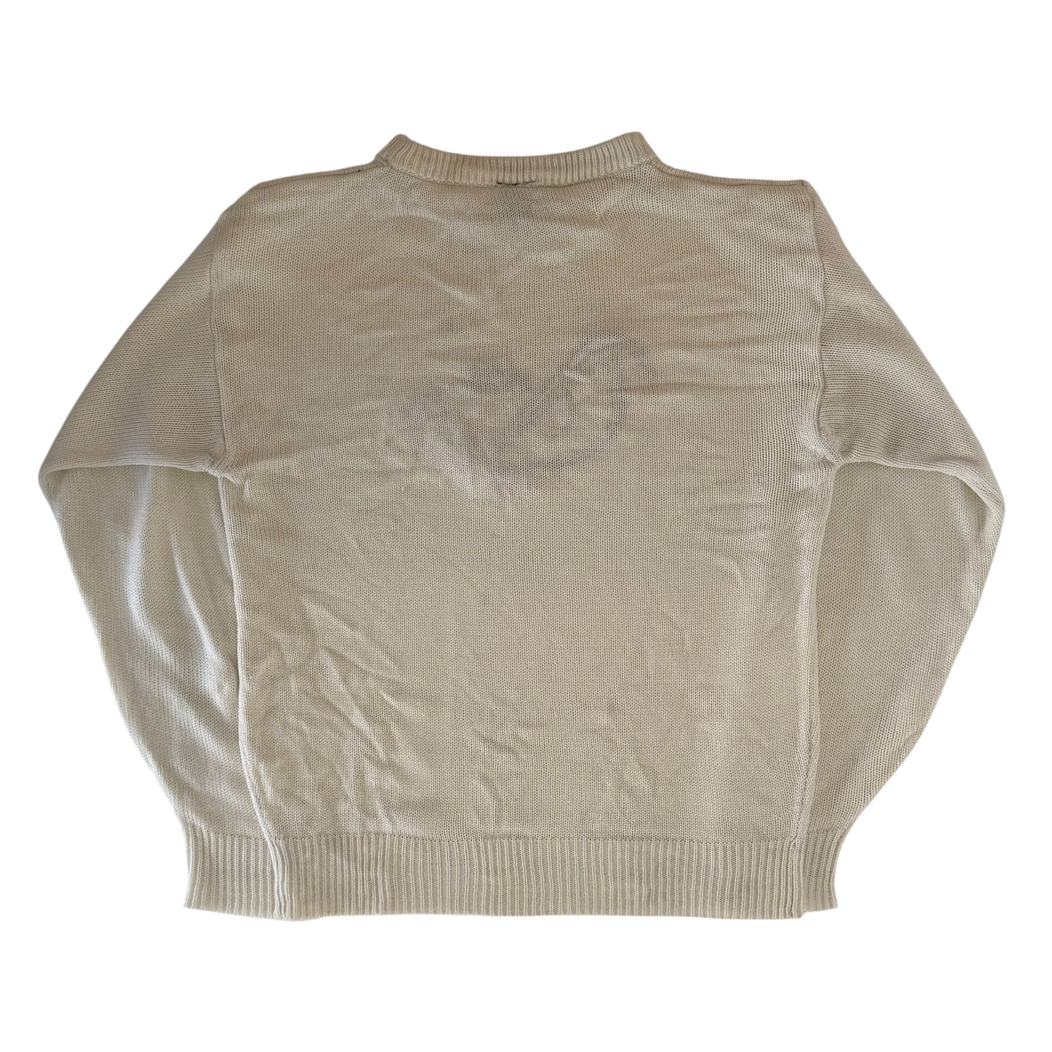 NO FEAR GRAPHIC LOGO KNIT SWEATER (M)