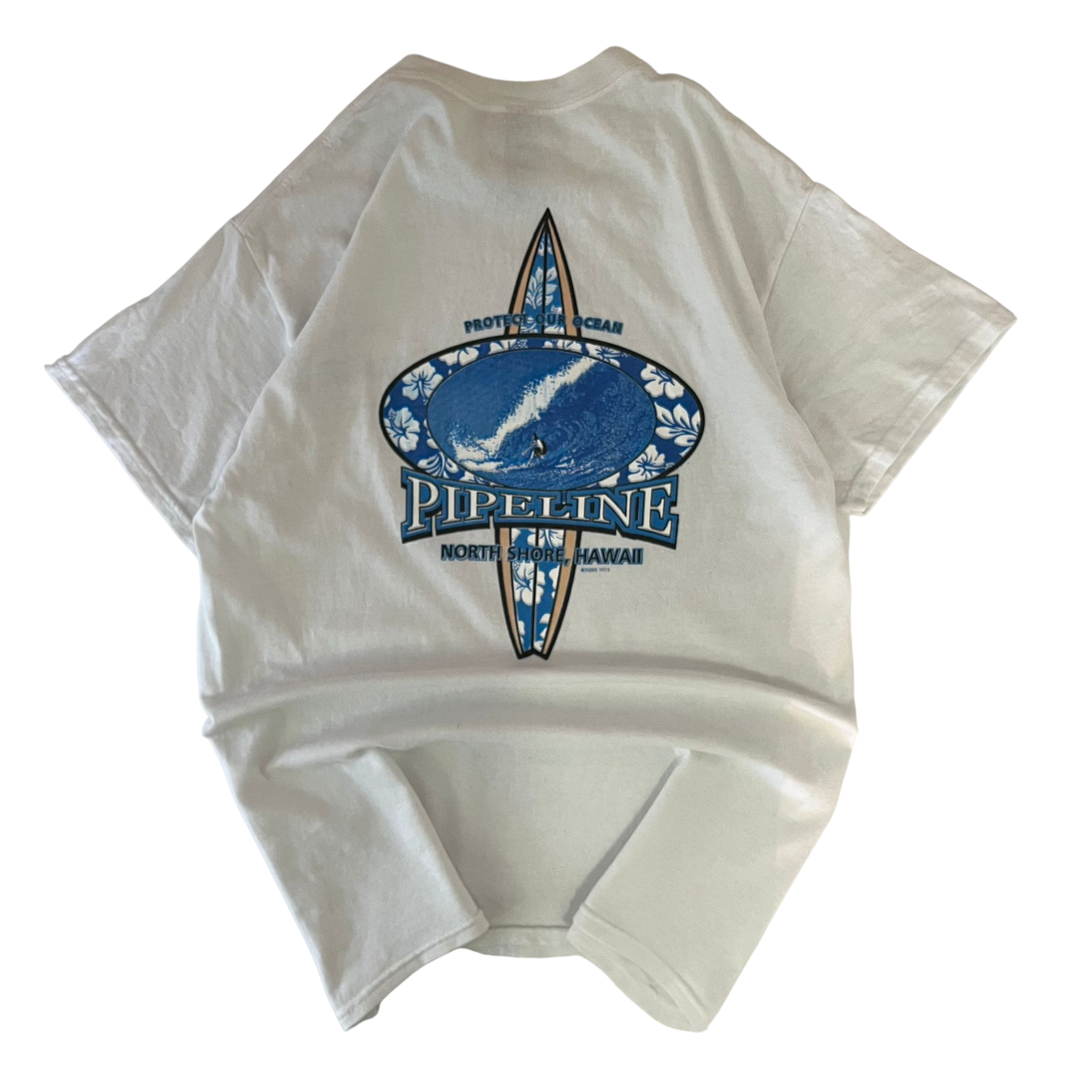 NORTH SHORE PIPELINE HAWAII SURFING TEE (M)
