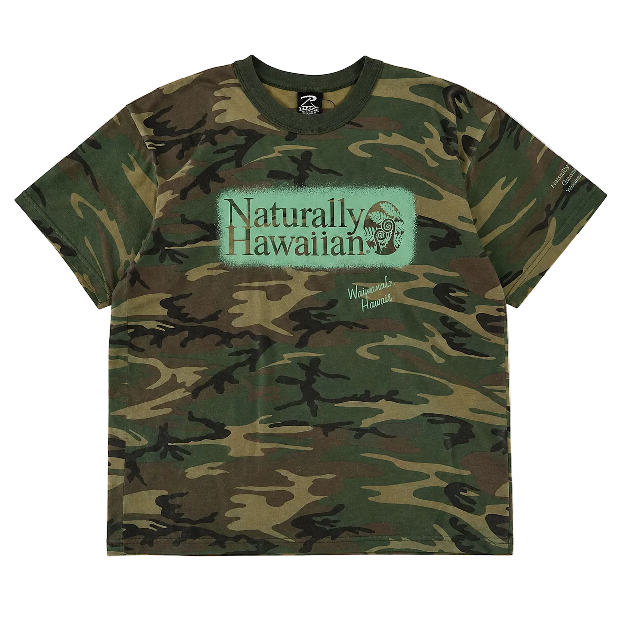 NATURALLY HAWAIIAN WAIMANALO CAMO TEE (XL)