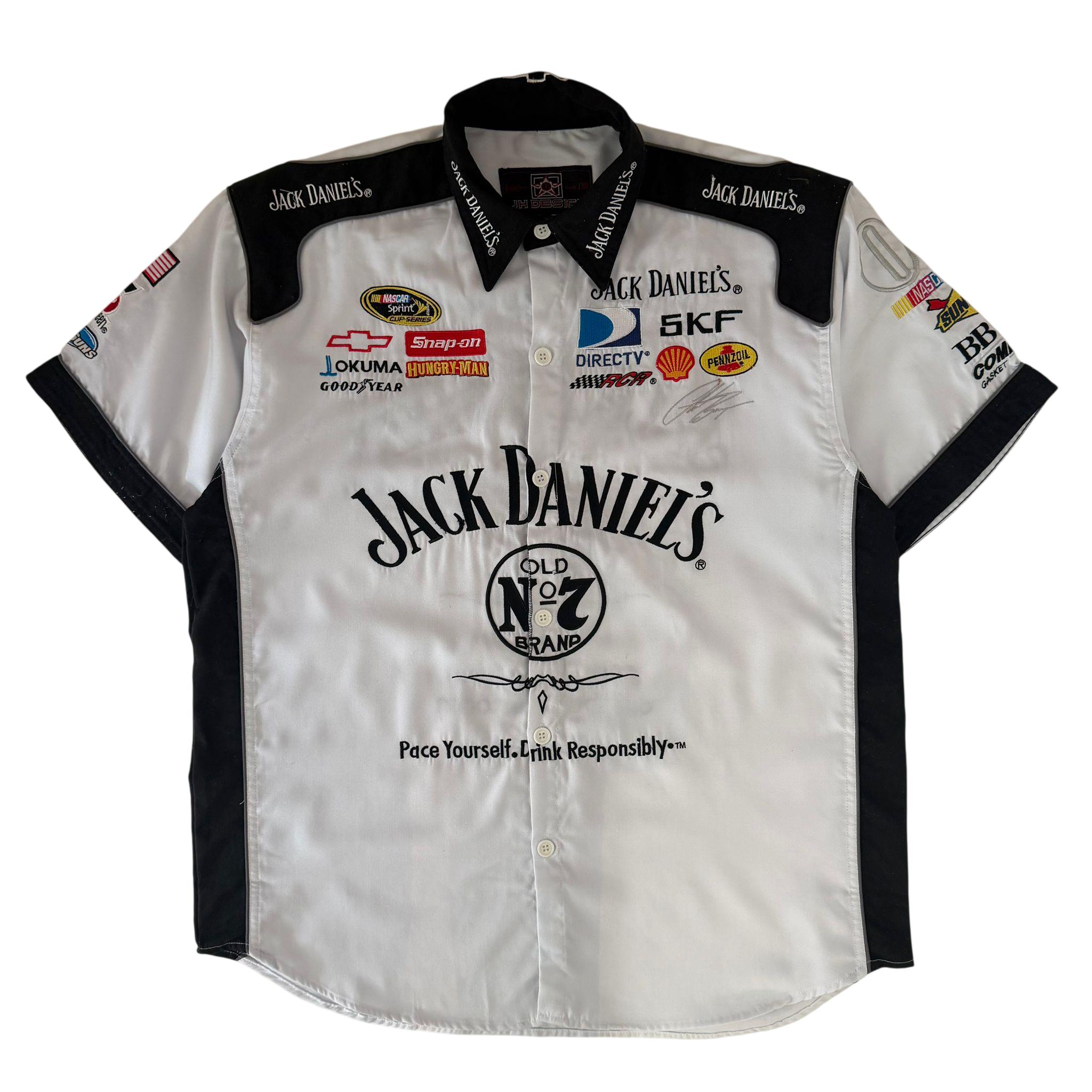 NASCAR JACK DANIELS PIT CREW POLO SHIRT (XXL)
