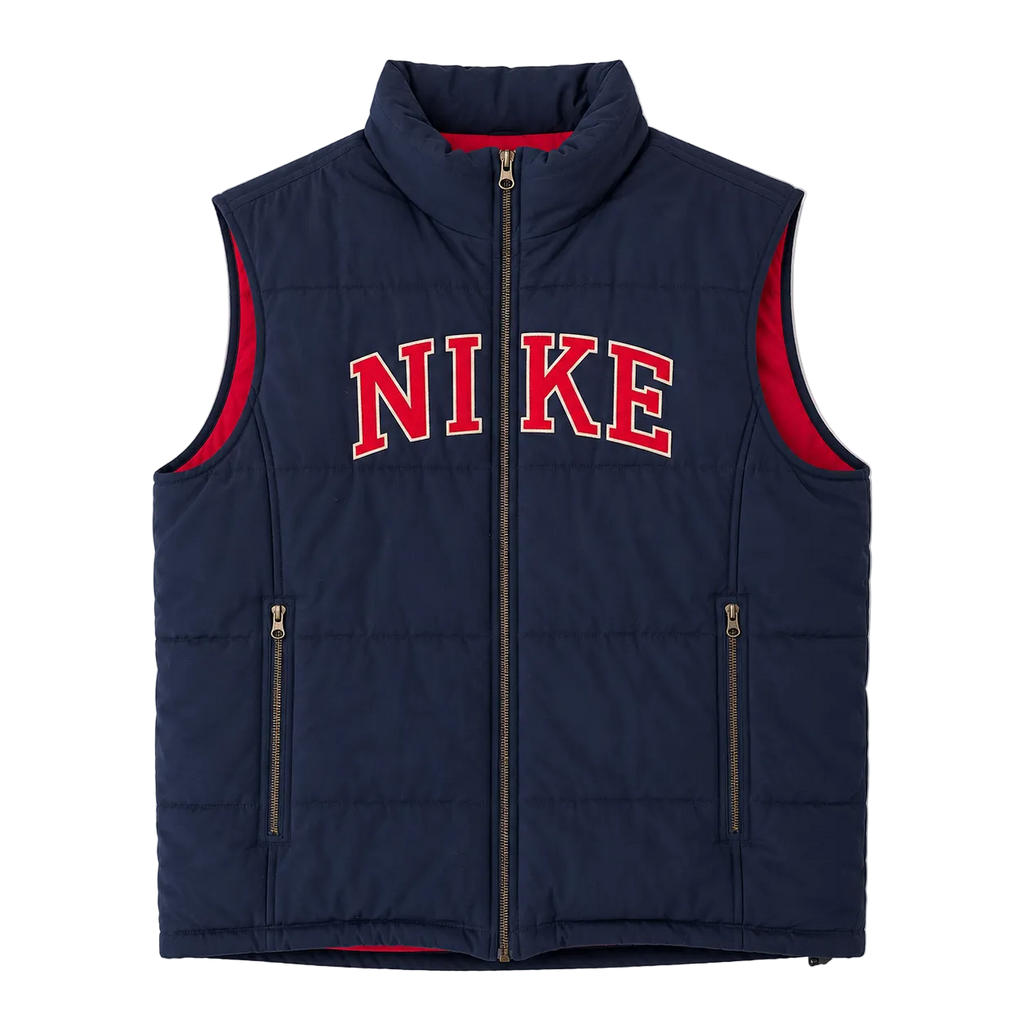 NIKE SPELLOUT BODYWARMER PUFFER VEST (L)