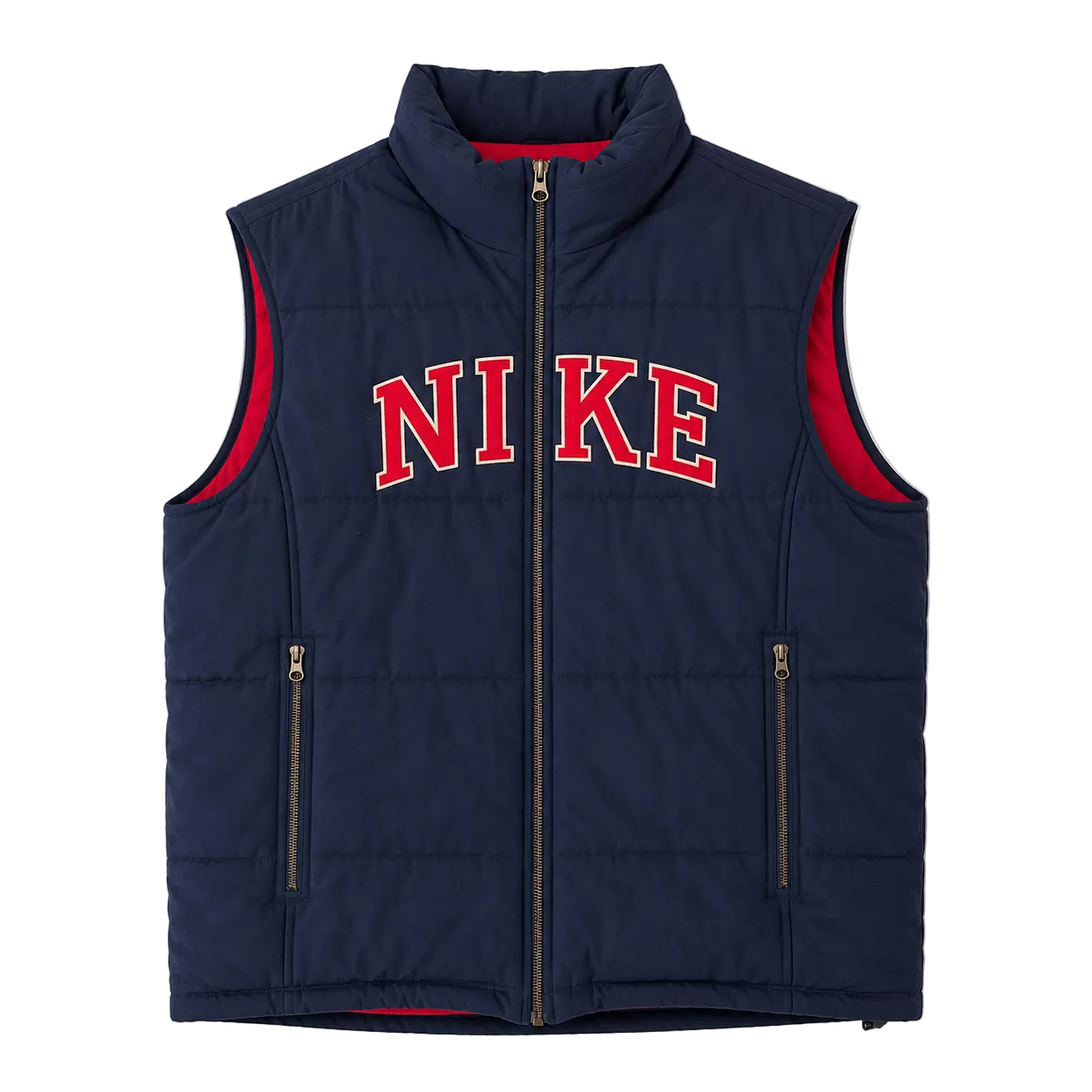 NIKE SPELLOUT BODYWARMER PUFFER VEST (L)