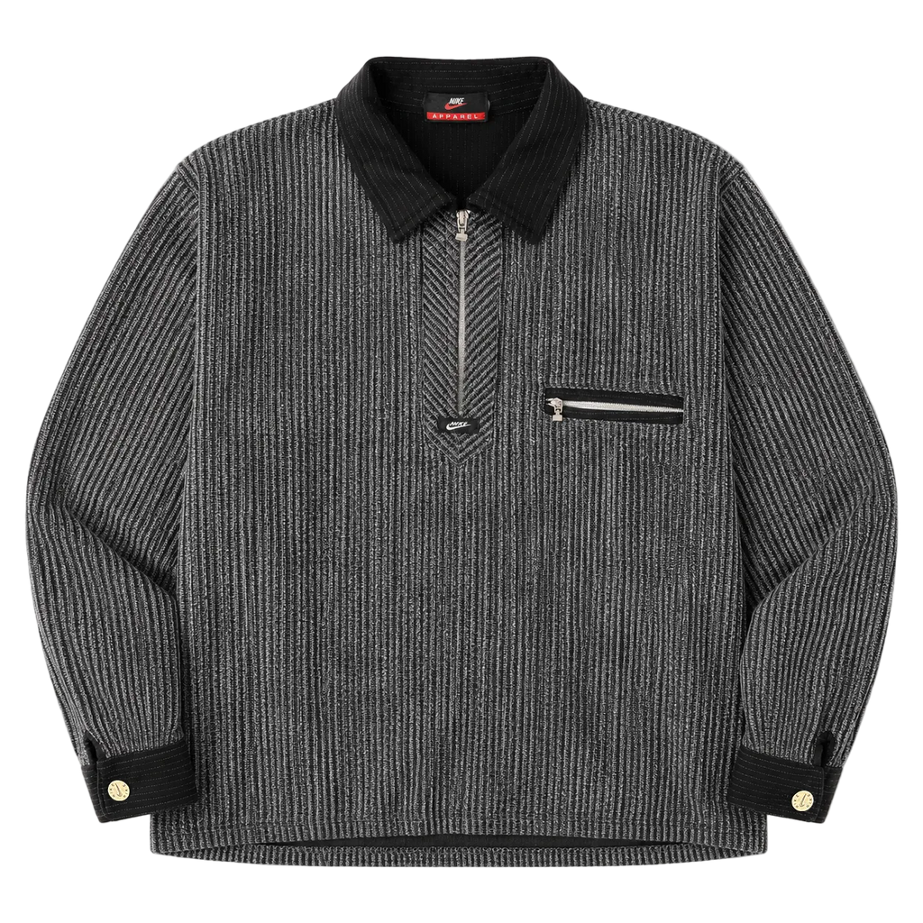 NIKE APPAREL PILE STRIPE QUARTER ZIP (M)