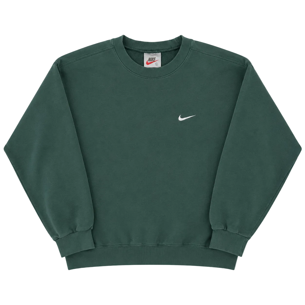 NIKE SWOOSH EMBROIDERED LOGO SWEATER (L)
