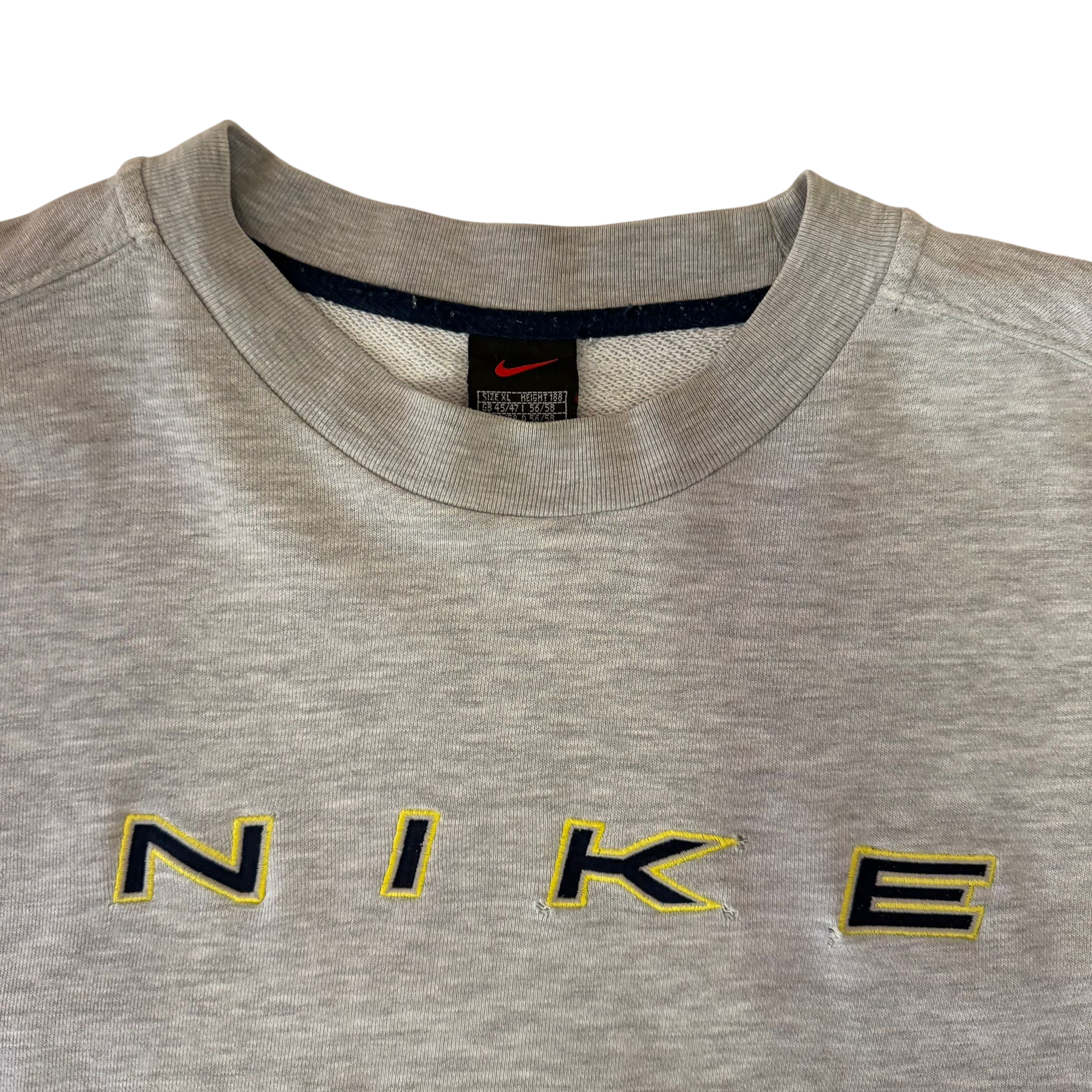 NIKE BIG LOGO SPELLOUT SWEATER (XL)