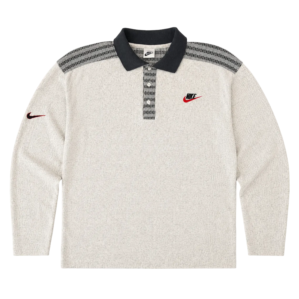 NIKE JACQUARD POLO LONGSLEEVE (L)