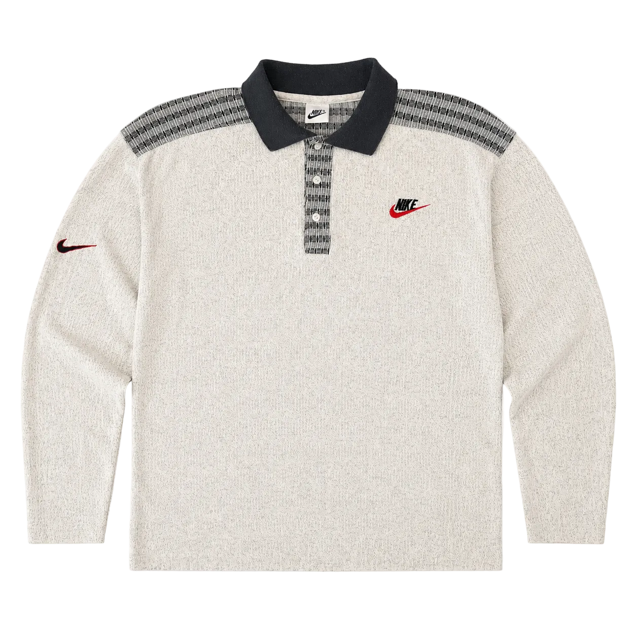 NIKE JACQUARD POLO LONGSLEEVE (L)