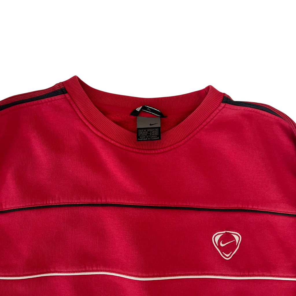 NIKE EMBROIDERED SWOOSH SWEATER (M)