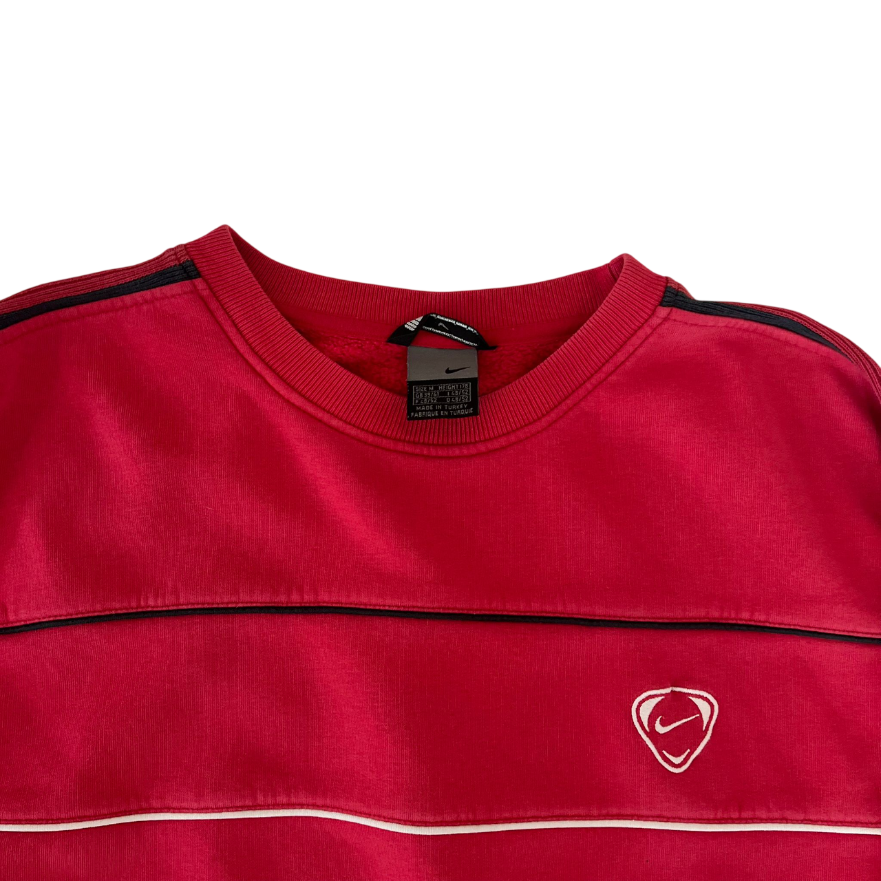 NIKE EMBROIDERED SWOOSH SWEATER (M)