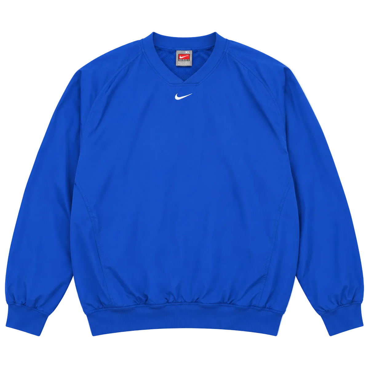 NIKE SWOOSH LOGO V-NECK WINDBREAKER JACKET (XL)