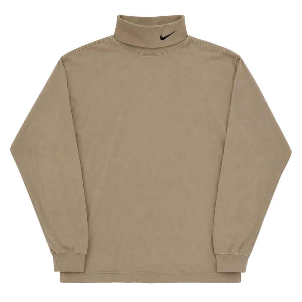 NIKE EMBROIDERED LOGO TURTLENECK SWEATER (XL)