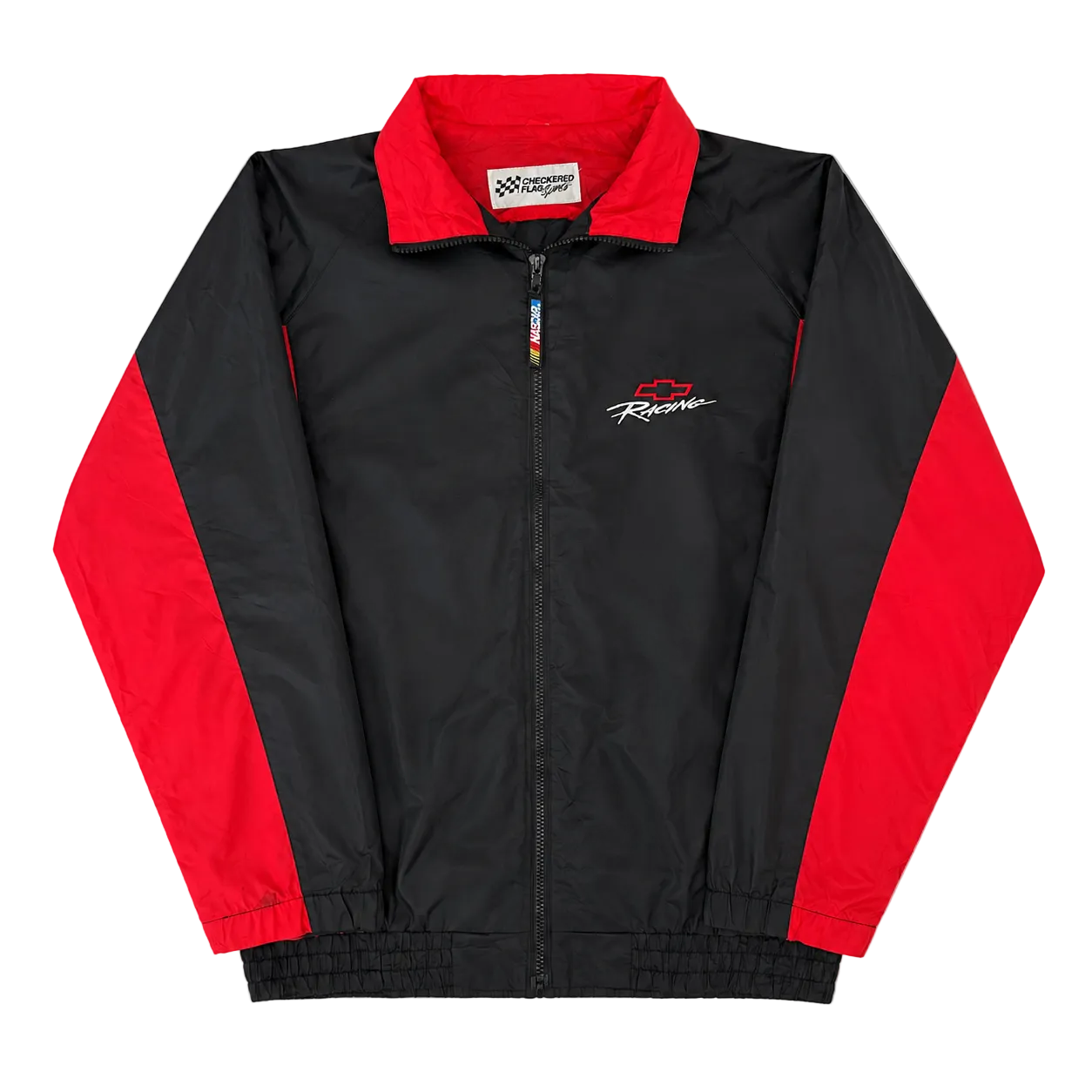 CHEVROLET RACING NASCAR CHECKERED FLAG SPORTS JACKET (L)