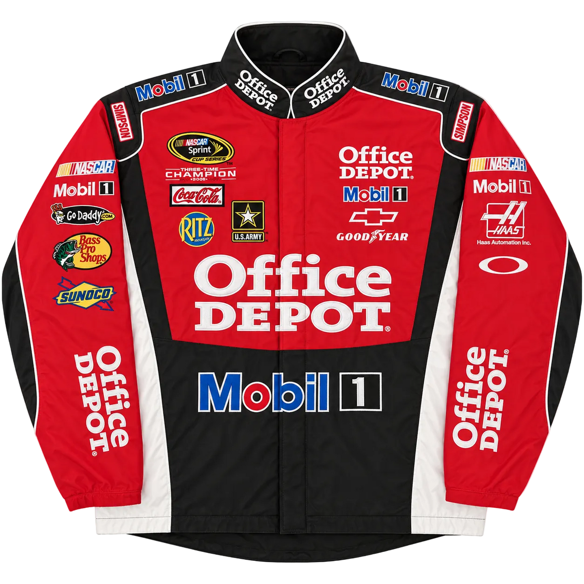 OFFICE DEPOT MOBIL 1 NASCAR RACING JACKET (L)