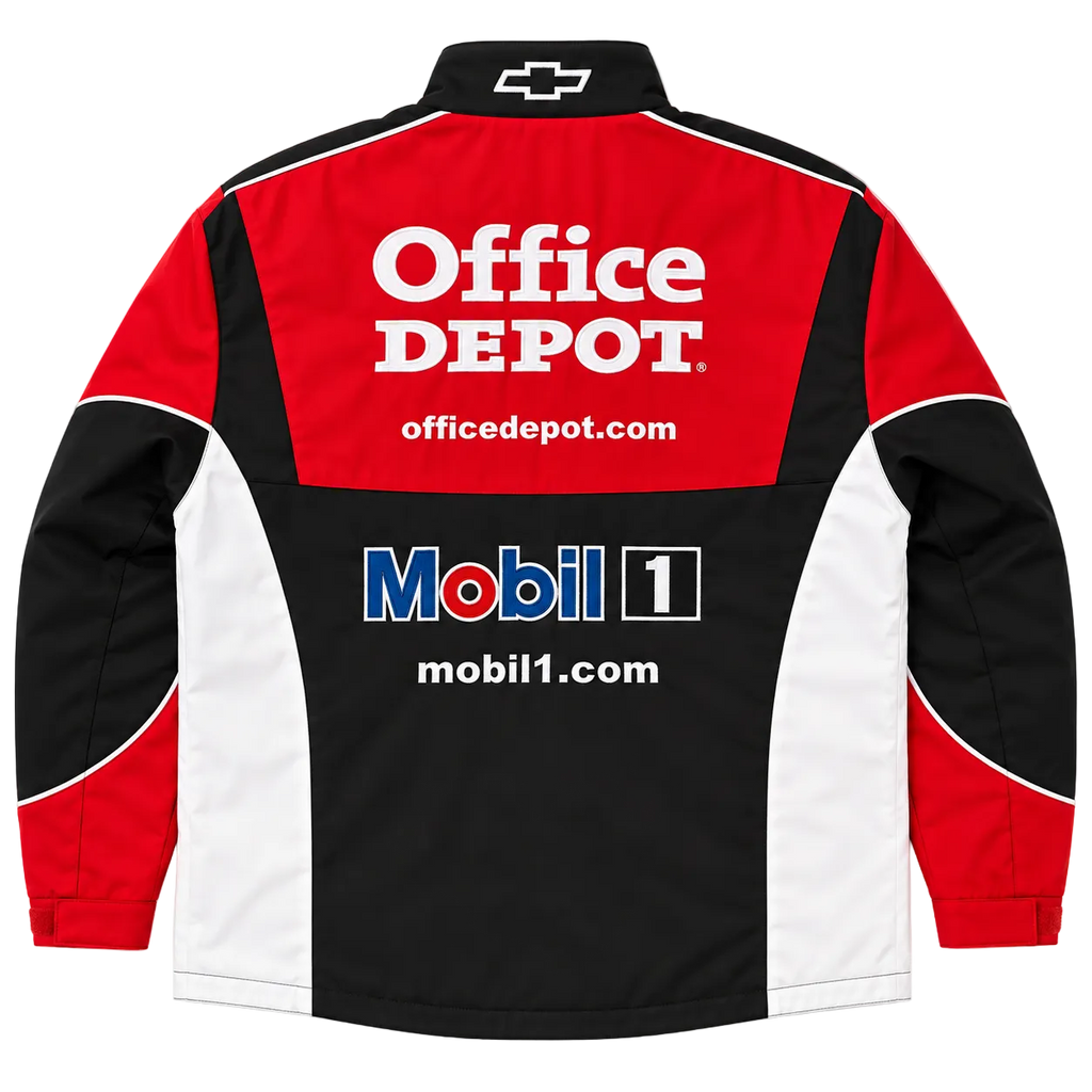 OFFICE DEPOT MOBIL 1 NASCAR RACING JACKET (L)