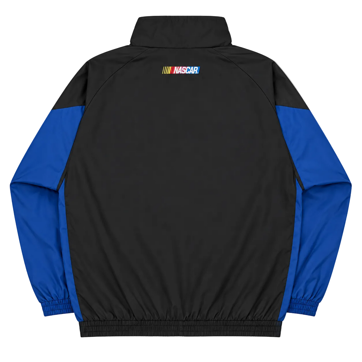NASCAR RACING BLACK & BLUE WINDBREAKER JACKET (XL)