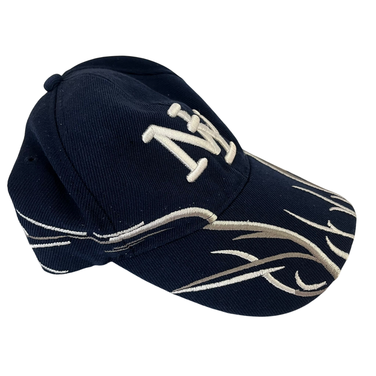 NEW YORK EMBROIDERED FLAMES CAP