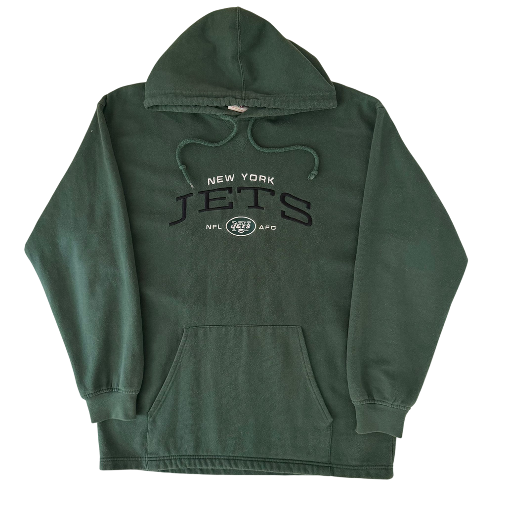 NEW YORK JETS NFL LOGO HOODIE (L)