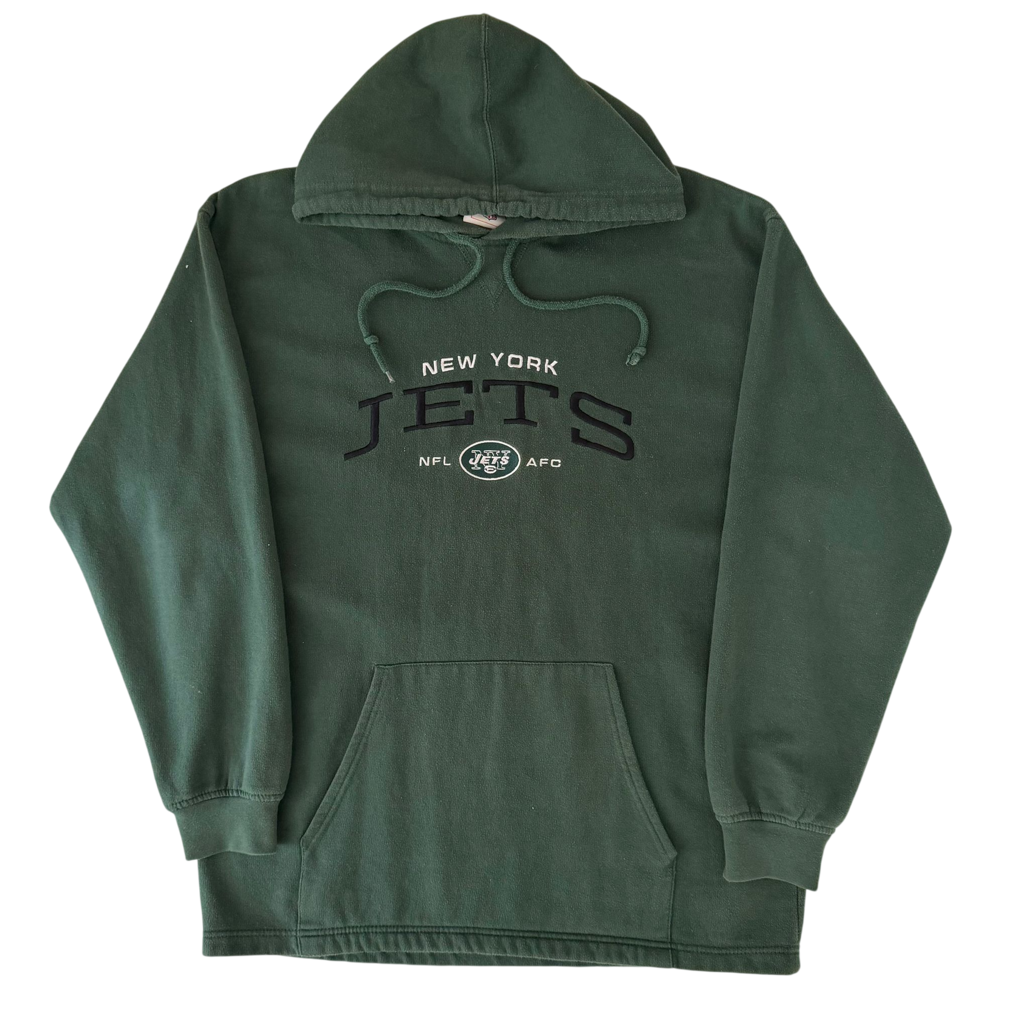 NEW YORK JETS NFL LOGO HOODIE (L)