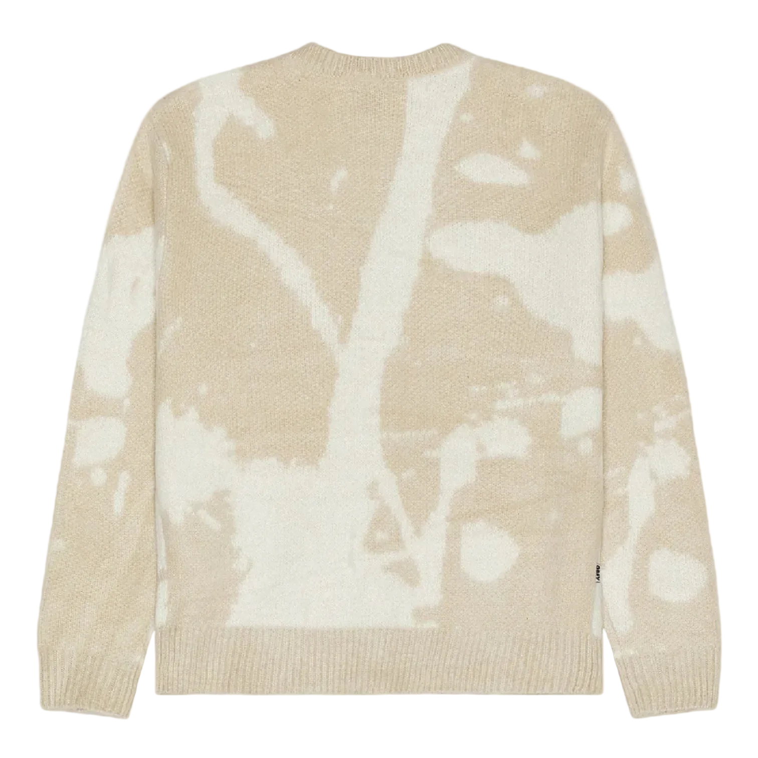 OBEY LUKA SPLATTER KNIT CARDIGAN (L)