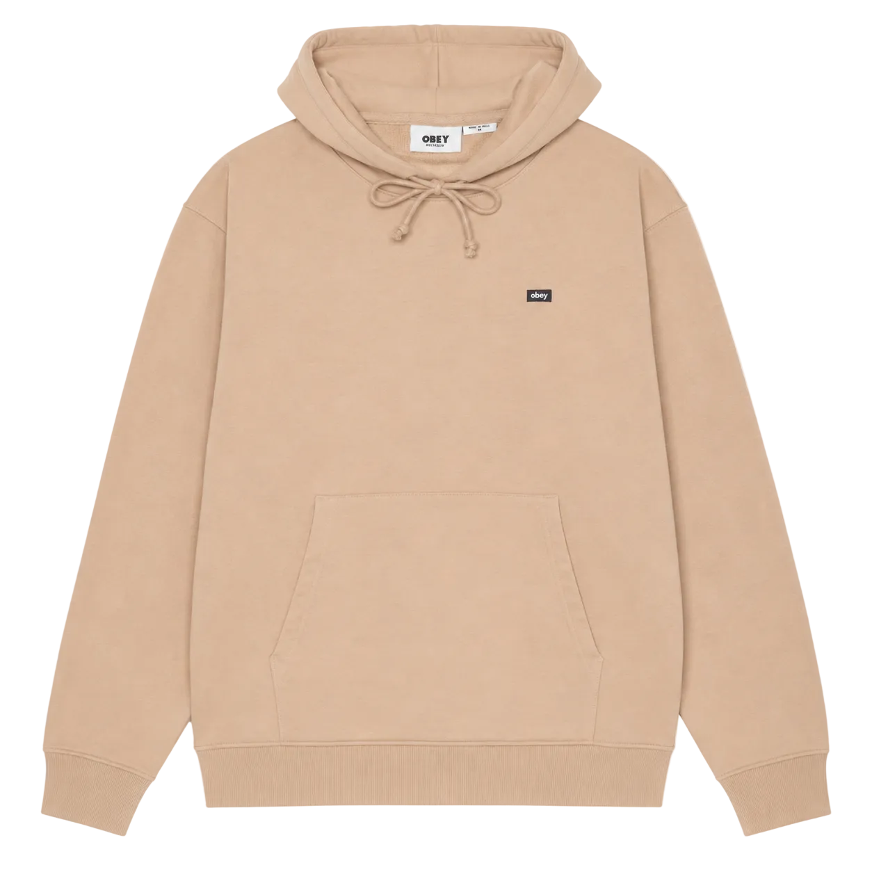 OBEY SMALL LOGO HOODIE (M)