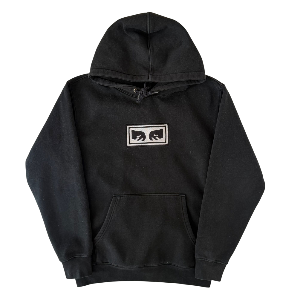 OBEY EYES EMBROIDERED LOGO HOODIE (S)