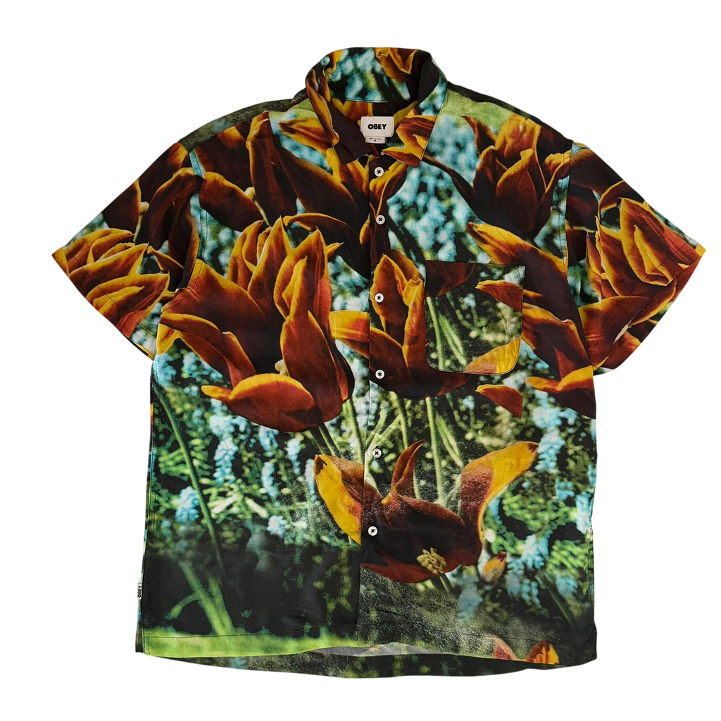 OBEY BLOOM WOVEN SHIRT (M)