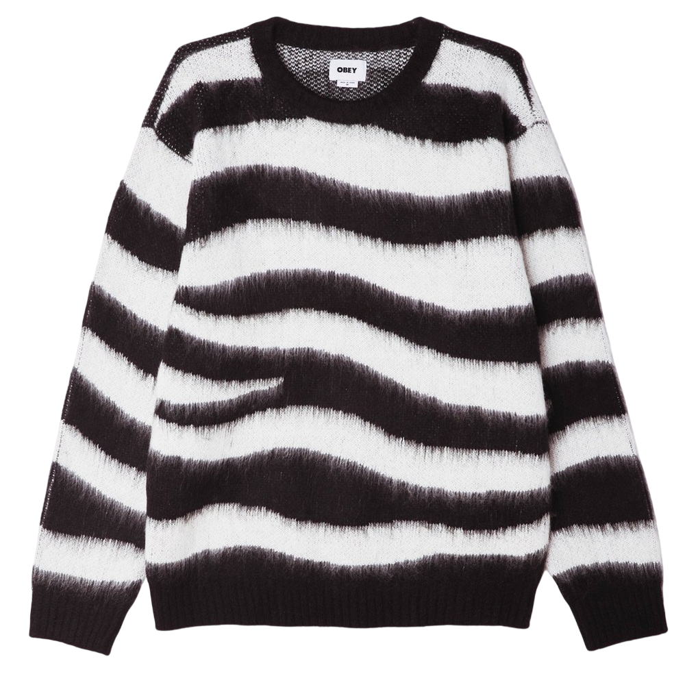 OBEY DREAM STRIPED SWEATER (M)