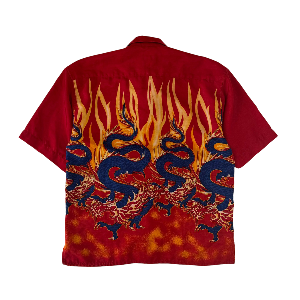O’NEILL GRAPHIC DRAGON FLAME SHIRT (M)