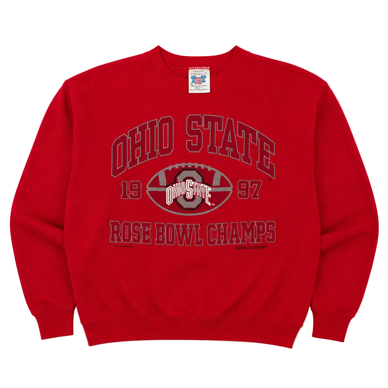 OHIO STATE ROSE BOWL CHAMP 90S GRAPHIC SWEATER (M)