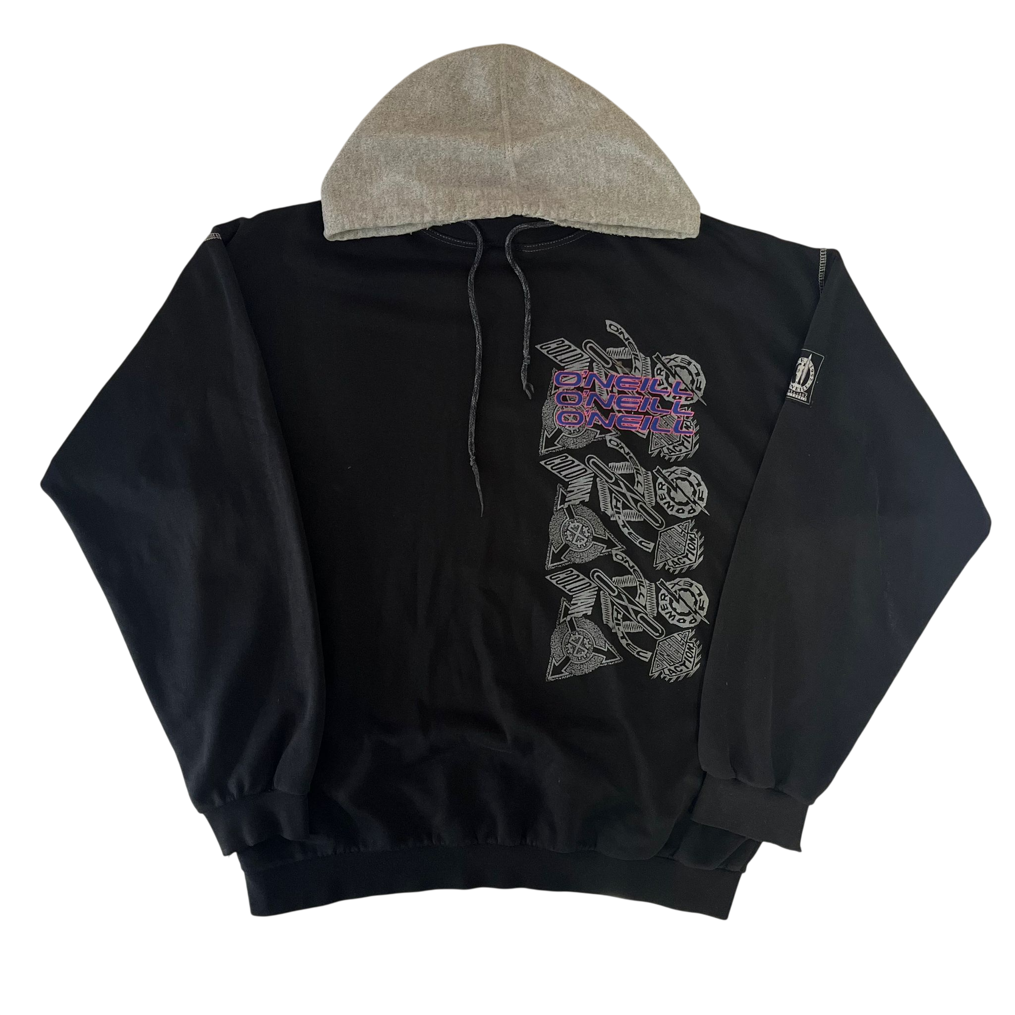 O'NEILL VINTAGE BACK PRINT HOODIE (L)