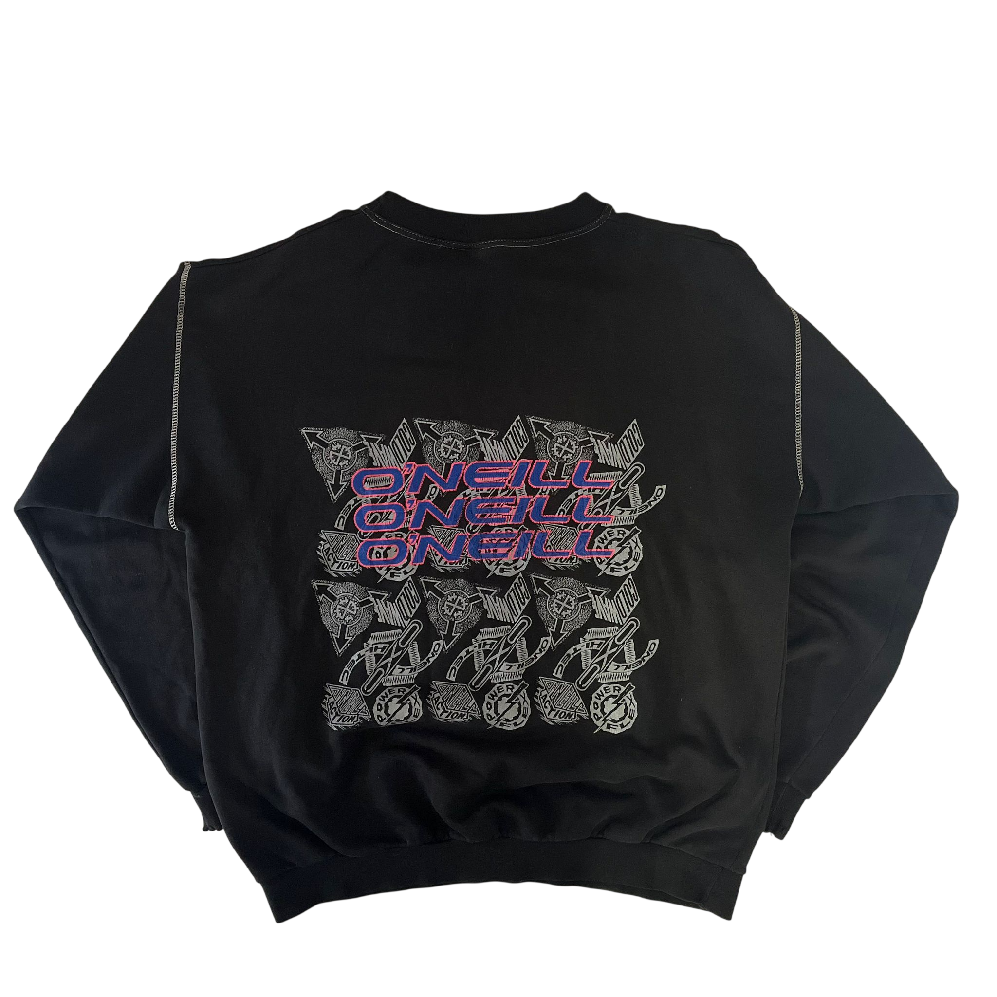 O'NEILL VINTAGE BACK PRINT HOODIE (L)