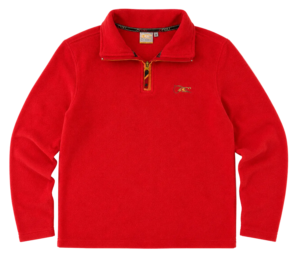 O'NEILL FLEECE EMBROIDERED LOGO QUARTER ZIP (M)