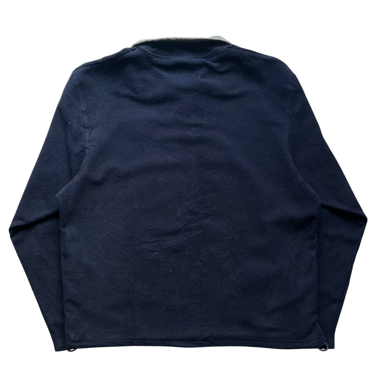 OLD NAVY EMBROIDERED LOGO QUARTER ZIP FLEECE (L)